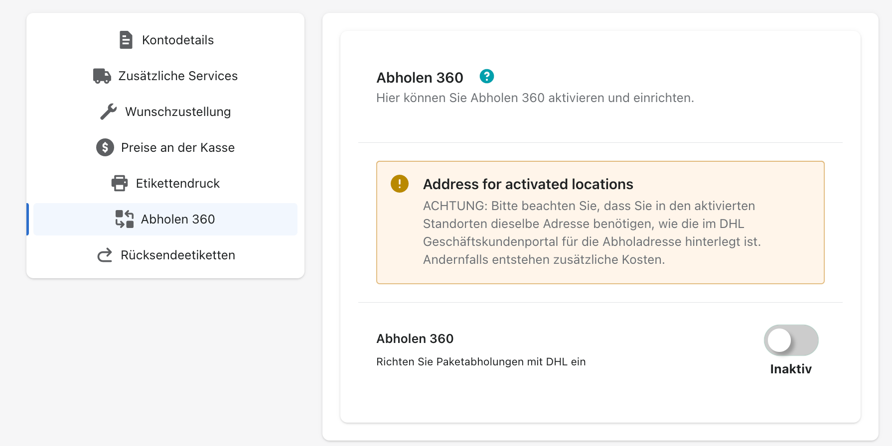 Abholen 360 1 Abholen 360 1