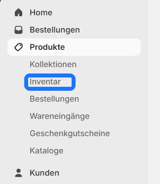 Einstellung internationaler Versand 7
