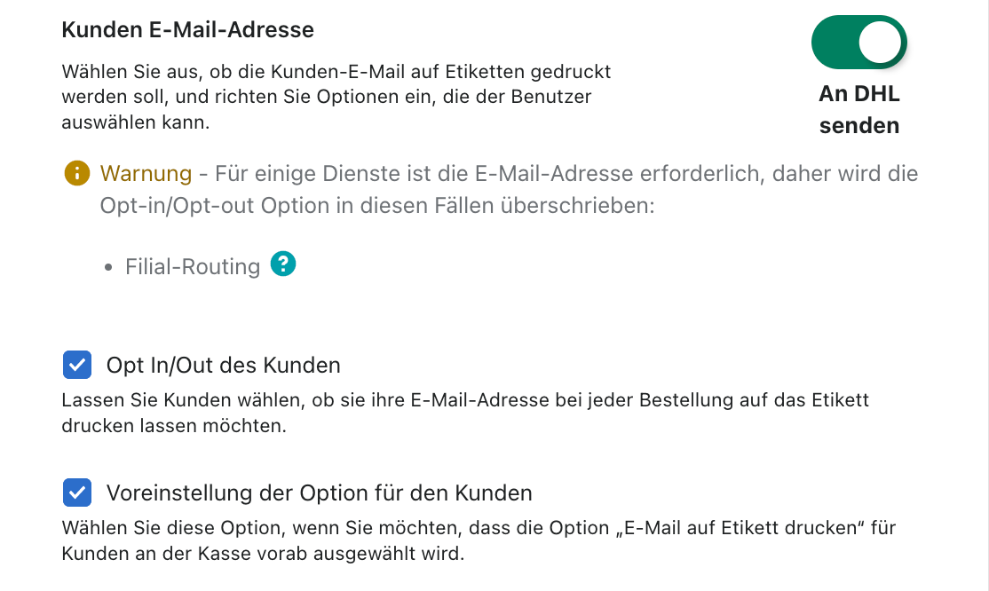 Informationen am Etikett 15