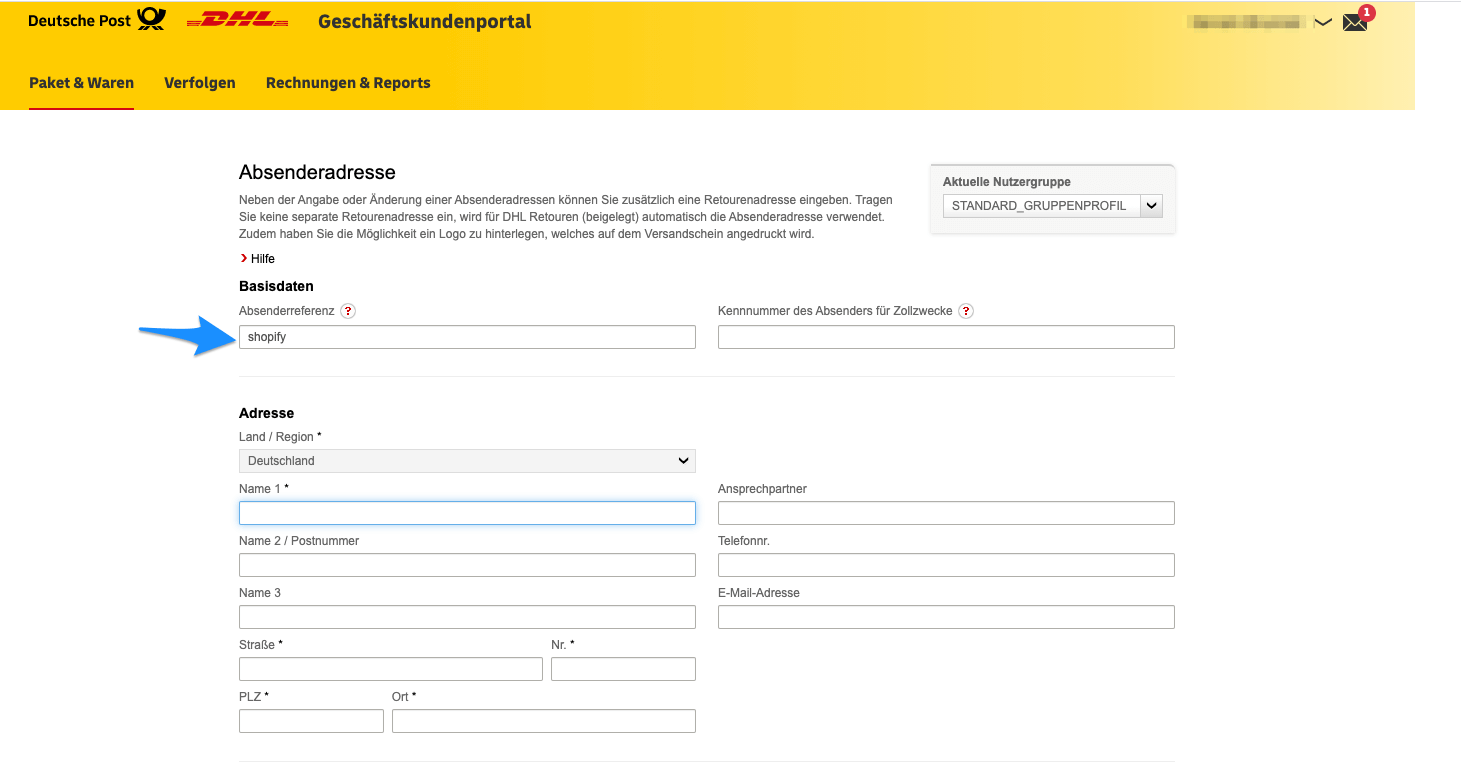 Informationen am Etikett 6
