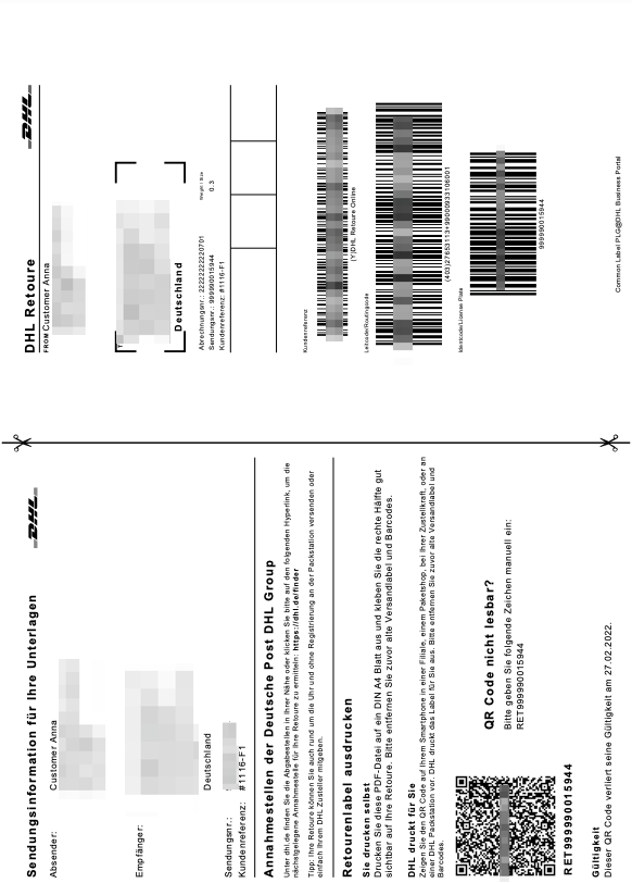 Customer returns 10 Customer returns 10