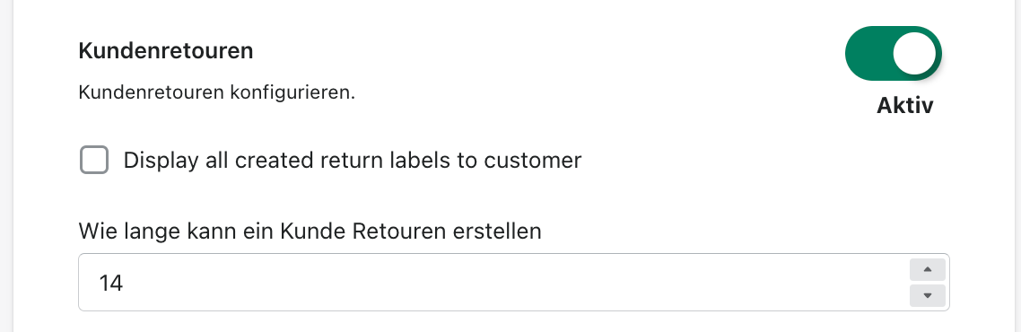 Customer returns 4 Customer returns 4
