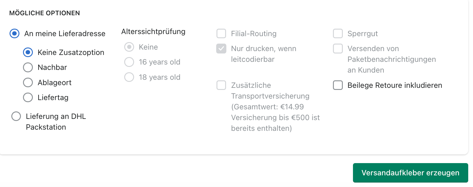 Preferred delivery services 12 Preferred delivery services 12